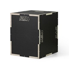 CAP Barbell 캡바벨 3-in-1 고무 질감 플라이오메트릭 박스 40.6cm x 35.6cm 30.5cm_165680, 미끄럼 방지_165680