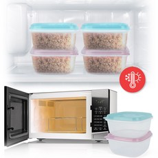 전자렌지 겸용 밥 냉동용기 실리콘그릇 1인분, 핑크, 핑크