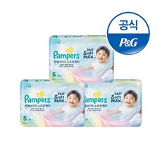 팸퍼스 2026 엔젤브리즈 소프트 팬티형 기저귀 남여공용, 5단계, 108매