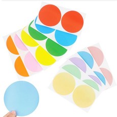 하루한점 원형스티커 1장 10cm 다꾸스티커, 레드