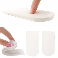 편한발닷컴 반깔창 라텍스 쿠션 뒤꿈치깔창 (양면테이프 포함) 두께 약8mm, 1개