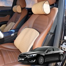 K7 목쿠션 허리쿠션 통기성 자동차쿠션, 1개, 모던블랙_헤드쿠션