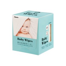 simba 小獅王辛巴 嬰兒乾濕兩用巾-80抽/2色, 1個, 藍色