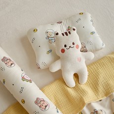 돗투돗 퓨어코튼 신생아 짱구베개, 1개, 우주탐험