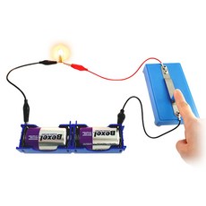 전기회로실험 전지의 연결방법에 따른 전구의 밝기 비교 1인용 전지포함, 1개