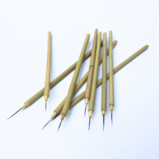 ARROWROCK 一方石工作室 山貓毛蒔繪筆 漆藝工具 彈性佳不易分叉 天然竹製筆桿 台灣現貨, 1個, 16號