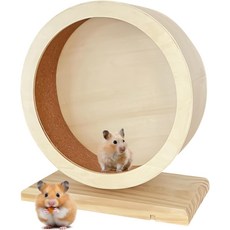 햄스터 운동 휠 - 안정적인 베이스를 갖춘 조용한 러닝 스피너 활동적인 놀이와 풍요로움 증진 작은 반려동물 마우스를 위한 장난감 친칠라 저빌 부드러운 무소음 디자인, Medium size