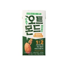 롯데칠성 오트몬드 저당 저칼로리, 190ml, 12개