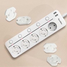 유아 육아 회전형 콘센트커버 10p 감전방지 멀티탭 안전마개
