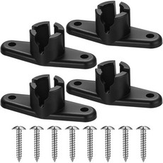 BBTO 4개 세트 차양 볼 엔드 베이스 트림라인 플라스틱 팝업 캠퍼 도메틱 래프트 교체 부품, BBTO 4개 세트 차양 볼 엔드 베이스 트림라인 플라