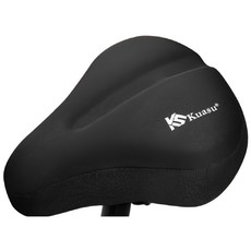 KUASU 自行車加厚矽膠椅套, 黑色, 1個