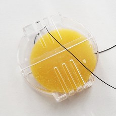 자수용 엉킴방지 실왁스 바느질 밀랍형태 홀더 왁스, 1개