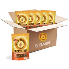 Honey Bunches of Oats 허니 로스트 그래놀라 시리얼 325ml(11온스) 백 (5팩), Honey Bunches of Oats 허니 로스트 그