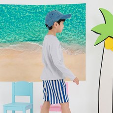 삐삐롱 [삐삐롱]로얄네이비 면스판 5부 패밀리 멀티반바지