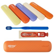 오스템 여행 휴대용 양치키트 뷰센 C 충치케어 치약 40g + 칫솔 세트, 3세트