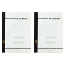 츠바메노트 A5 무지 노트 30매 N2009, 화이트, 2개