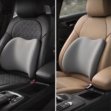 라이프픽 프리미엄 차량용 사무실 허리쿠션, 1개, 모던 그레이