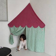 세모집 플레이 커튼, 핑크지붕, 1개