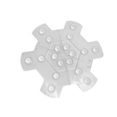 스노보드 패드 휴대용 미끄럼 방지 투명 스노보딩 매트 스키 보드, 색상: 1. PETG