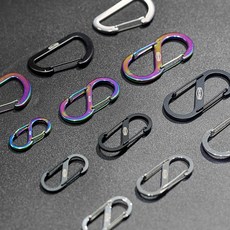 살반 고강도 카라비너 S형, 실버-7cm(대)