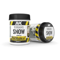 AK 戶外場景系列 雪景壓克力漆 AK8011 250ml, 1個