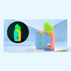 야광 피젯토이 당근칼 장난감 나이프 스트레스해소 키덜트 소품, 1개, 상세페이지 참조