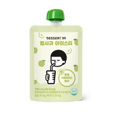 디저트 39 청사과 아이스티, 5개, 100ml