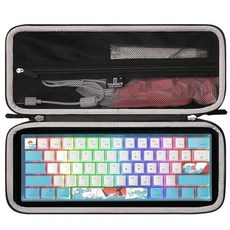 Tourmate 60% Snpurdiri/DIERYA/Owpkeenthy/MageGee/TMKB/Camiysn 키보드용 하드 보관 케이스 - RK Royal KLUDGE/COR, Black
