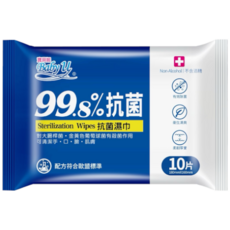 寶貝妮 Baby U 抗菌超厚濕紙巾 (10抽(3入) /80抽) 抗菌濕紙巾, 3個, 10張