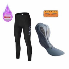 겨울 사이클링 턱받이 바지 클래식 보온 양털 긴 자전거 라이딩 반바지 스포츠 러닝