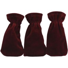 베스포틀 3개 세트 빨간색 플러시 원단 피아노 페달 커버 보호 슬리브 지속 페달용 가볍고 휴대하기 쉬운 액세서리 먼지 방지 디자인 악기용, 베스포틀 3개 세트 빨간색 플러시 원단 피아노 페달 커