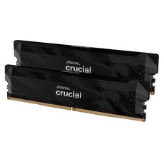 Crucial Pro DDR5 RAM 32GB 키트 (2x16GB) 6400MHz CL38 오버클로킹 데스크탑 게이밍 메모리 인텔 XMP 3.0 및 AMD Expo 호환 -, 6400 CL32, Black 32GB Kit (2x16GB)