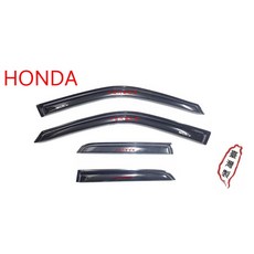 HONDA CRV CR-V 晴雨窗 台灣製 3M背膠黏貼 1組2片, 1個, 2017年後(5代)沒印字,前面(1組2片