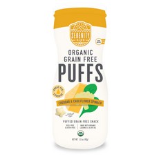 Serenity s 6+ Months Baby Puffs - USDA Organic Baby Snacks - Grain Free Toddler Snack - Gluten Free, 기타맛, 6개