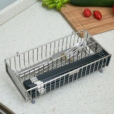 消毒櫃專用筷子筒 304不鏽鋼筷子盒 筷筒 筷子架 筷筒 筷子筒筷籠家用廚房收納 刀叉勺餐具, D雙格筷籃(不銹鋼色), 1個