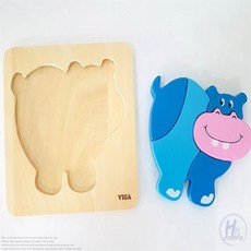 더블H샵 아동퍼즐 하마