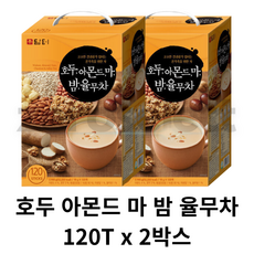 담터 호두 아몬드 마 밤 율무차, 18g, 120개입, 2개