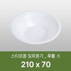 태양산업사 일회용 포장용기 원형용기 국물포장 우동(대) 100개 1박스, 1세트