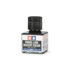 타미야 패널라인 액센트 컬러 블랙 먹선 87131, 87131-블랙, 1개