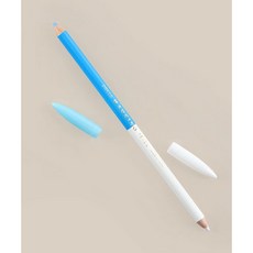 퀼트스타 일제 양면 연필초크_블루+화이트, 블루+화이트, 1개