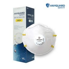 애니가드 2급 방진마스크 VC202V (낱개판매 가능) 안면부여과식 마스크, 1개, 상세페이지 참조