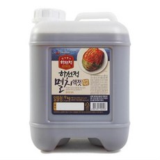하선정 멸치액젓 9kg업소용 알뜰형 말통 식자재 식당용 김치 대용량 김장용, 1개, 9kg