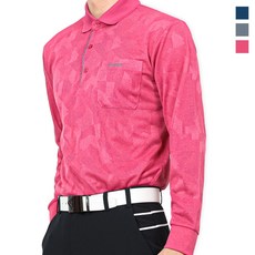 제로골프 남성 카치온 봄 가을 중년 골프 긴소매 카라티셔츠 JEC3102