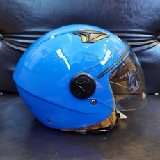 레트로 바이크 빈티지 스쿠터 하이바 패션헬멧 가죽 오픈페이스 풀페이스 오토바이 클래식헬멧 헬멧 보호 모터사이클 제품, 1.여성 하프헬멧 S