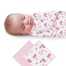 Summer infant 聰明懶人育兒包巾-浪漫粉鵲2入組