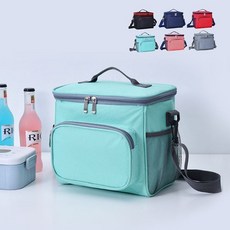 캠핑 보온보냉 파우치 도시락가방 런치백 피크닉, 블랙