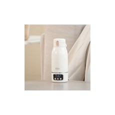 에디슨 휴대용 분유포트 무선 분유 가열 보온병 원터치 텀블러 500ml 아기 외출용 여행용, 분유 보온병 ET1653