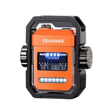 충전식 라이터 플라즈마 피젯스피너 메탈 장난감 키덜트, 활력 오렌지, 1개