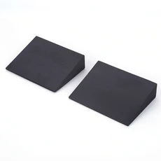 요가 웨지 블록 스쿼트 다기능 송아지 레이즈 스포츠 피트니스를 위한 미끄럼 방지 들것, 01 12x9x3cm 2Pcs