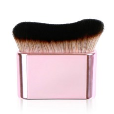 2-IN-1 셀프 태닝 브러시 키트 로즈 골드 & 바디 메이크업 브러시 백 어플리케이터 재사용 가능하고 줄무늬가 없는 얼굴 및 손이 닿기 어려운 부위용 여행 친화적인 도구, Pink Rose Gold, 1개